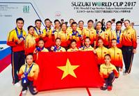 Việt Nam giành HCV giải Thể dục Aerobic Cúp thế giới - Suzuki World Cup 2017